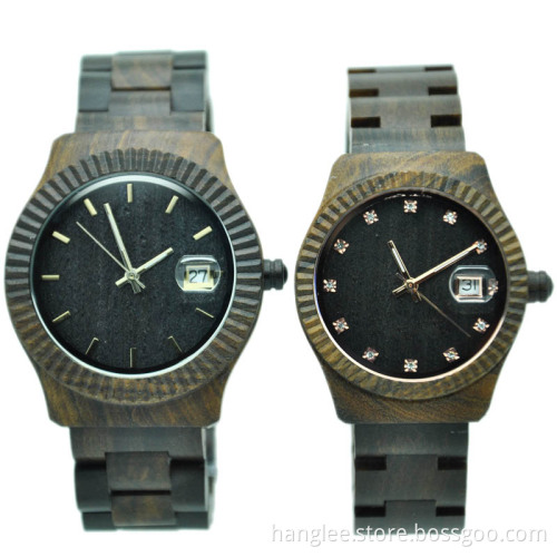 Hot Sale Couple Wooden Watch